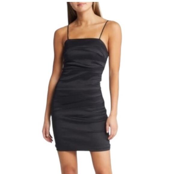 Bardot Black Nina Mini Dress size Medium - Picture 1 of 10